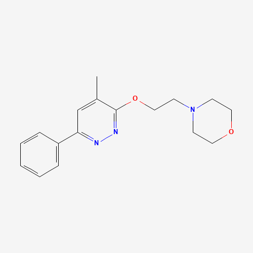 4-[2-(4-methyl-6-phenylpyridazin-3-yl)oxyethyl]morpholine (CAS: 16581-37-6) - Related Chemical Product