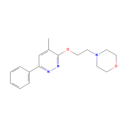 4-[2-(4-methyl-6-phenylpyridazin-3-yl)oxyethyl]morpholine (CAS: 16581-37-6) - Related Chemical Product