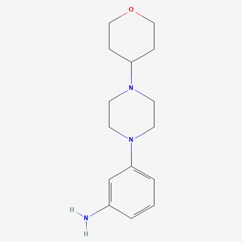 3-[4-(oxan-4-yl)piperazin-1-yl]aniline (CAS: 1406351-08-3) - Related Chemical Product