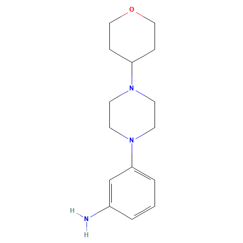 3-[4-(oxan-4-yl)piperazin-1-yl]aniline (CAS: 1406351-08-3) - Related Chemical Product