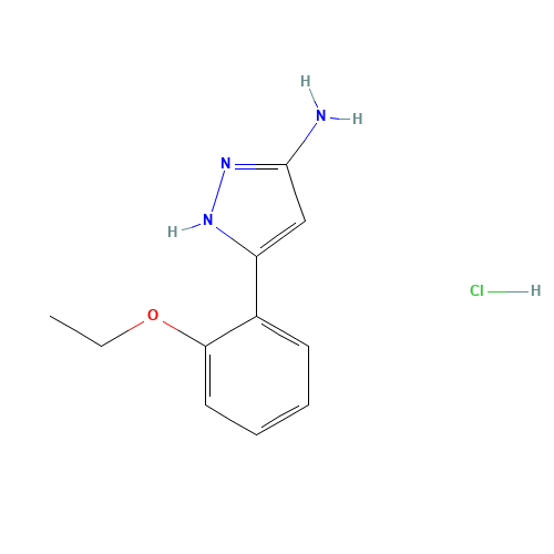 5-(2-ethoxyphenyl)-1H-pyrazol-3-amine;hydrochloride (CAS: 1240134-93-3) - Related Chemical Product
