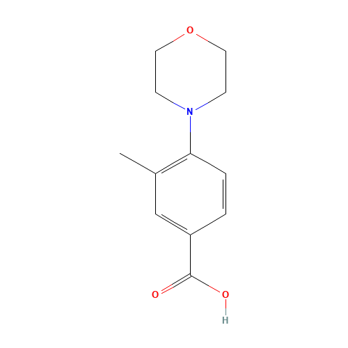 3-methyl-4-morpholin-4-ylbenzoic acid (CAS: 197445-65-1) - Related Chemical Product