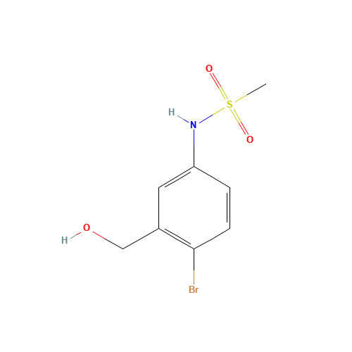 N-[4-bromo-3-(hydroxymethyl)phenyl]methanesulfonamide (CAS: 1401300-14-8) - Related Chemical Product