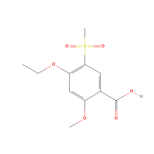 4-ethoxy-2-methoxy-5-methylsulfonylbenzoic acid (CAS: 213598-25-5) - Related Chemical Product