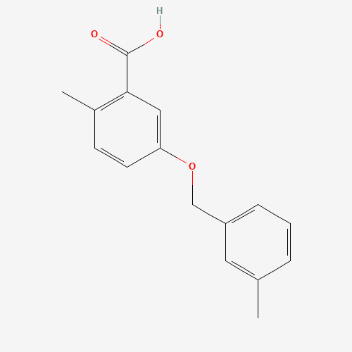 2-methyl-5-[(3-methylphenyl)methoxy]benzoic acid (CAS: 1034026-25-9) - Related Chemical Product