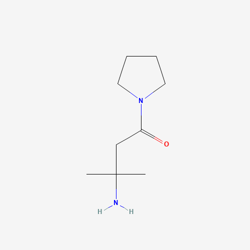 3-amino-3-methyl-1-pyrrolidin-1-ylbutan-1-one (CAS: 1186426-99-2) - Related Chemical Product