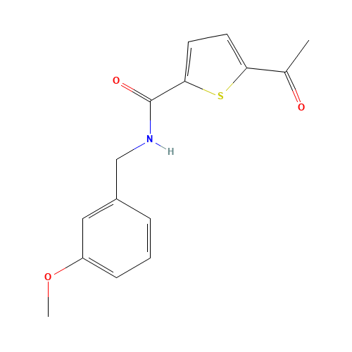 5-acetyl-N-[(3-methoxyphenyl)methyl]thiophene-2-carboxamide (CAS: 862698-89-3) - Related Chemical Product