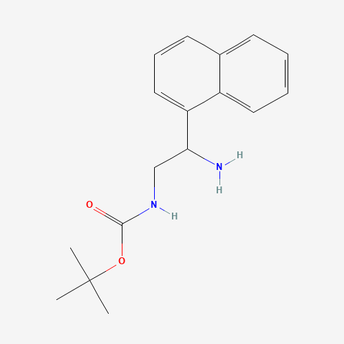 tert-butyl N-(2-amino-2-naphthalen-1-ylethyl)carbamate (CAS: 1044851-62-8) - Related Chemical Product