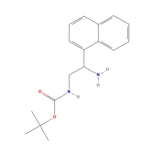 tert-butyl N-(2-amino-2-naphthalen-1-ylethyl)carbamate (CAS: 1044851-62-8) - Related Chemical Product