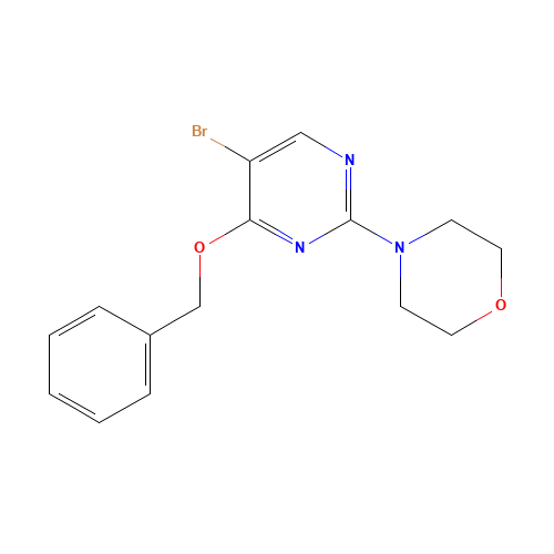 4-(5-bromo-4-phenylmethoxypyrimidin-2-yl)morpholine (CAS: 885952-23-8) - Related Chemical Product