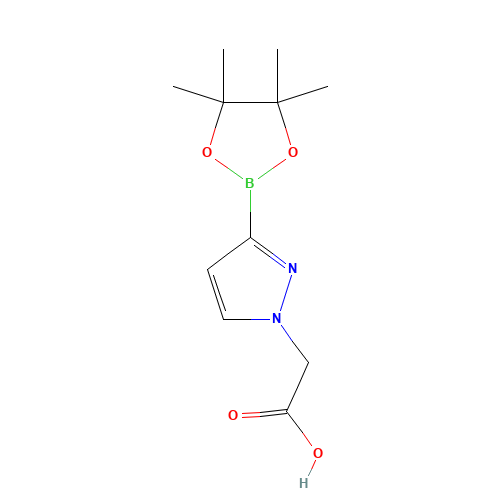2-[3-(4,4,5,5-tetramethyl-1,3,2-dioxaborolan-2-yl)pyrazol-1-yl]acetic acid (CAS: 1203672-80-3) - Related Chemical Product