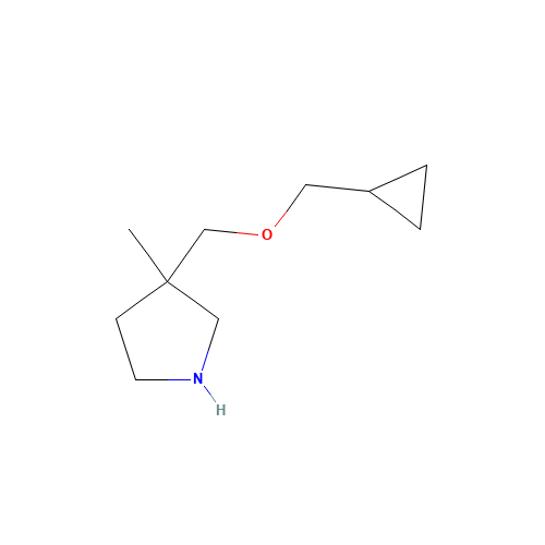 3-(cyclopropylmethoxymethyl)-3-methylpyrrolidine (CAS: 1610521-42-0) - Related Chemical Product