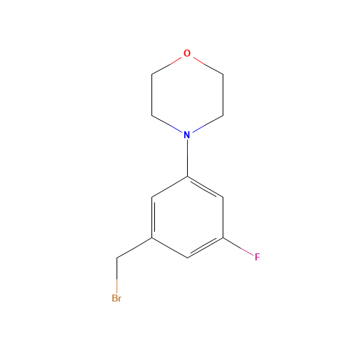 4-[3-(bromomethyl)-5-fluorophenyl]morpholine (CAS: 1296310-50-3) - Related Chemical Product