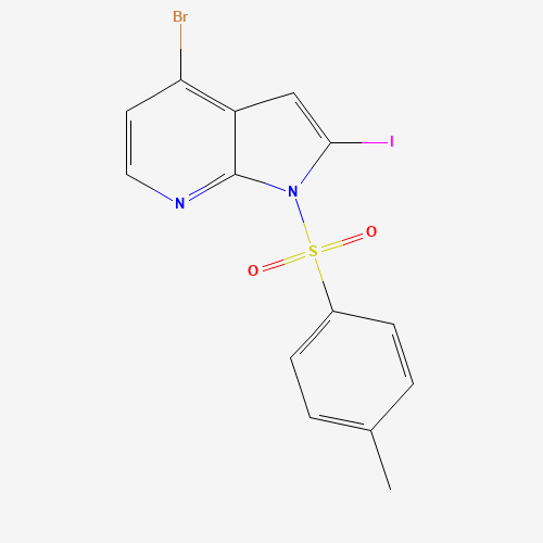 4-bromo-2-iodo-1-(4-methylphenyl)sulfonylpyrrolo[2,3-b]pyridine (CAS: 480423-17-4) - Related Chemical Product