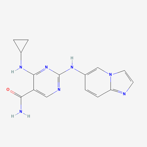 4-(cyclopropylamino)-2-(imidazo[1,2-a]pyridin-6-ylamino)pyrimidine-5-carboxamide (CAS: 1194968-05-2) - Related Chemical Product