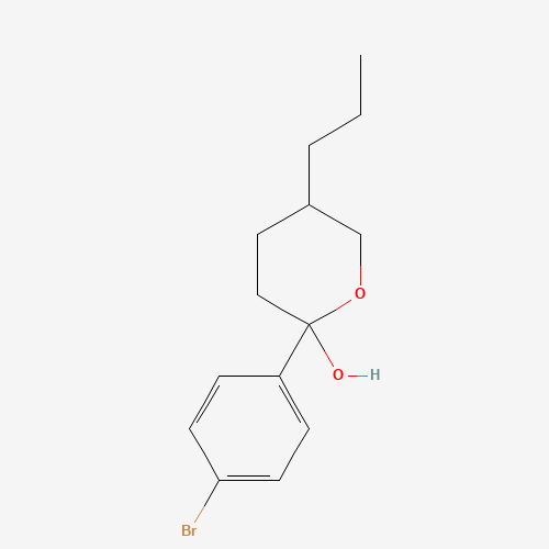2-(4-bromophenyl)-5-propyloxan-2-ol (CAS: 911142-61-5) - Related Chemical Product