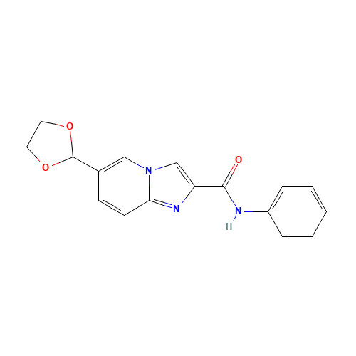 6-(1,3-dioxolan-2-yl)-N-phenylimidazo[1,2-a]pyridine-2-carboxamide (CAS: 1167623-16-6) - Related Chemical Product