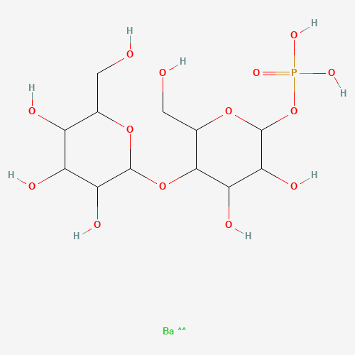 barium;[3,4-dihydroxy-6-(hydroxymethyl)-5-[3,4,5-trihydroxy-6-(hydroxymethyl)oxan-2-yl]oxyoxan-2-yl] dihydrogen phosphate (CAS: 103404-65-5) - Related Chemical Product