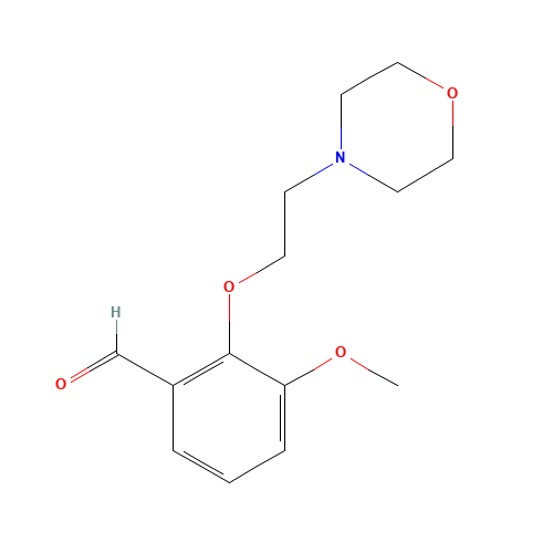 3-methoxy-2-(2-morpholin-4-ylethoxy)benzaldehyde (CAS: 883546-13-2) - Related Chemical Product