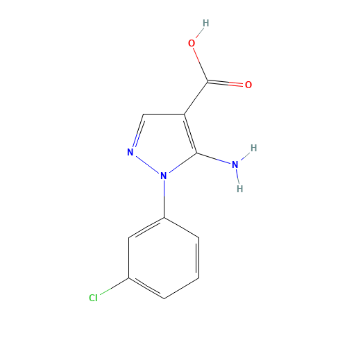 5-amino-1-(3-chlorophenyl)pyrazole-4-carboxylic acid (CAS: 15070-84-5) - Related Chemical Product