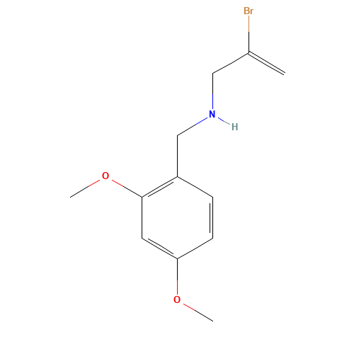 2-bromo-N-[(2,4-dimethoxyphenyl)methyl]prop-2-en-1-amine (CAS: 781649-90-9) - Related Chemical Product