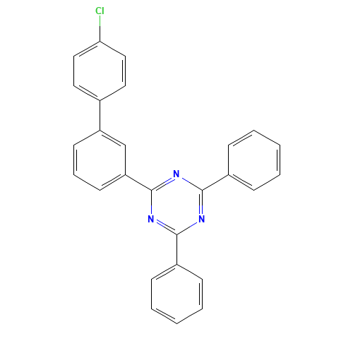 2-[3-(4-chlorophenyl)phenyl]-4,6-diphenyl-1,3,5-triazine (CAS: 1443049-85-1) - Related Chemical Product