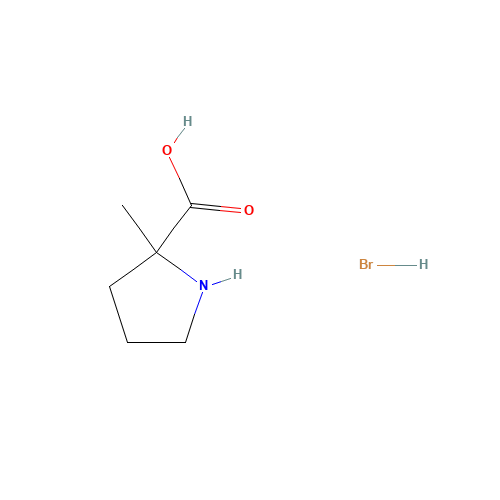 2-methylpyrrolidine-2-carboxylic acid;hydrobromide (CAS: 1346136-61-5) - Related Chemical Product