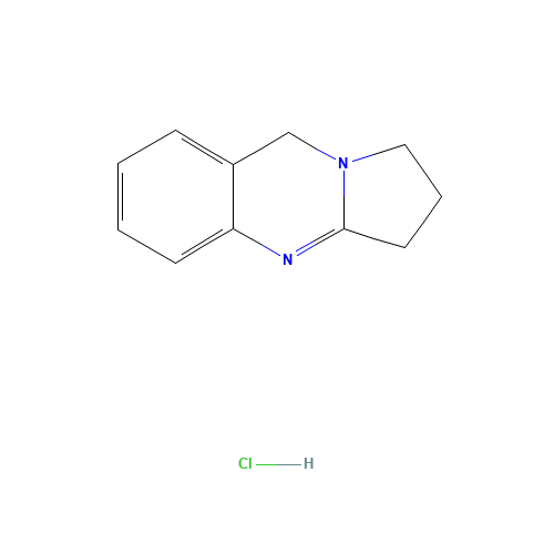 1,2,3,9-tetrahydropyrrolo[2,1-b]quinazoline;hydrochloride (CAS: 61939-05-7) - Chemical Structure and Molecular Formula 