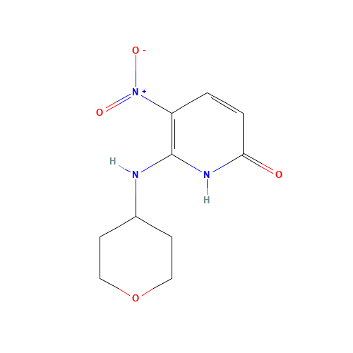 5-nitro-6-(oxan-4-ylamino)-1H-pyridin-2-one (CAS: 1217349-86-4) - Related Chemical Product
