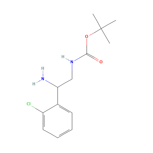 tert-butyl N-[2-amino-2-(2-chlorophenyl)ethyl]carbamate (CAS: 939760-39-1) - Related Chemical Product