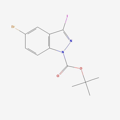 tert-butyl 5-bromo-3-iodoindazole-1-carboxylate (CAS: 459133-68-7) - Related Chemical Product