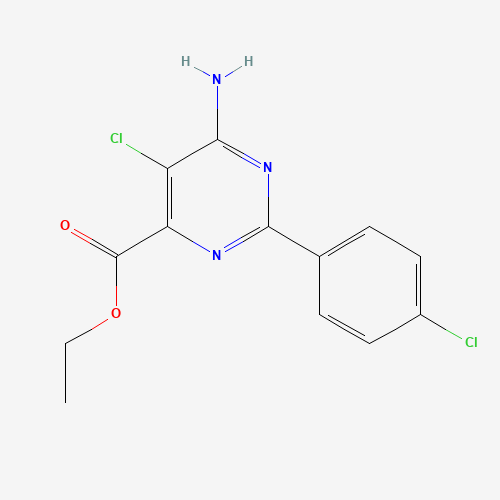ethyl 6-amino-5-chloro-2-(4-chlorophenyl)pyrimidine-4-carboxylate (CAS: 858955-37-0) - Related Chemical Product