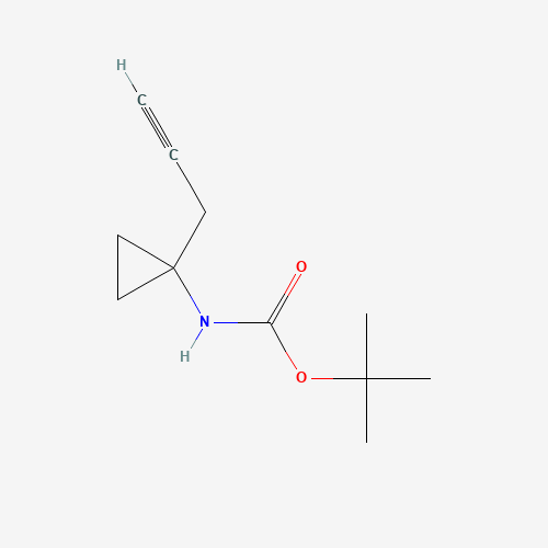 tert-butyl N-(1-prop-2-ynylcyclopropyl)carbamate (CAS: 1391738-62-7) - Related Chemical Product