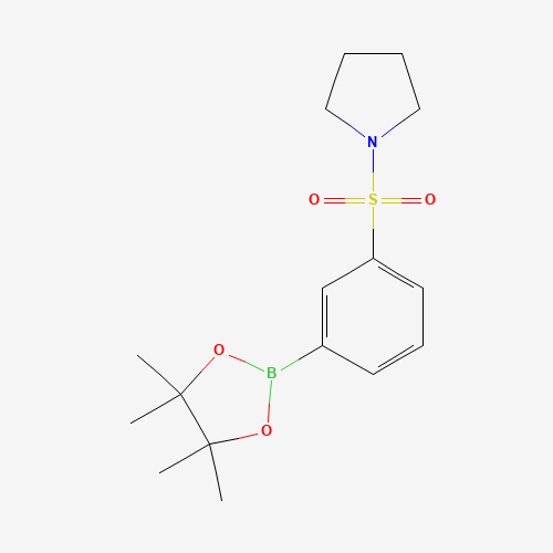 1-[3-(4,4,5,5-tetramethyl-1,3,2-dioxaborolan-2-yl)phenyl]sulfonylpyrrolidine (CAS: 1509932-05-1) - Related Chemical Product