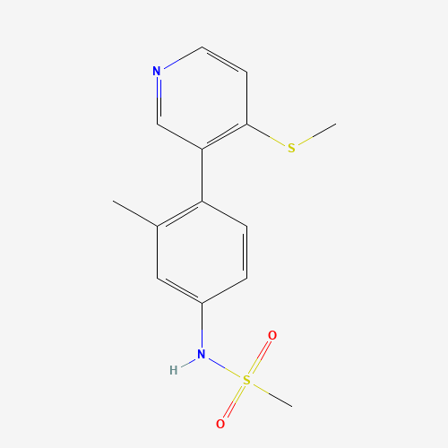 N-[3-methyl-4-(4-methylsulfanylpyridin-3-yl)phenyl]methanesulfonamide (CAS: 1357093-96-9) - Related Chemical Product