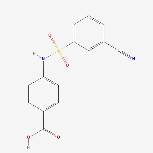 4-[(3-cyanophenyl)sulfonylamino]benzoic acid (CAS: 848322-70-3) - Related Chemical Product