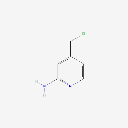 4-(chloromethyl)pyridin-2-amine (CAS: 872706-97-3) - Chemical Structure and Molecular Formula 