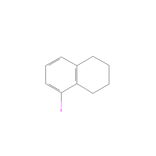5-iodo-1,2,3,4-tetrahydronaphthalene (CAS: 56804-95-6) - Chemical Structure and Molecular Formula 