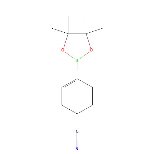 4-(4,4,5,5-tetramethyl-1,3,2-dioxaborolan-2-yl)cyclohex-3-ene-1-carbonitrile (CAS: 1310384-20-3) - Related Chemical Product
