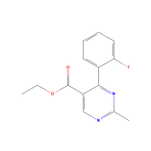 ethyl 4-(2-fluorophenyl)-2-methylpyrimidine-5-carboxylate (CAS: 887408-26-6) - Related Chemical Product