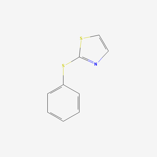 2-phenylsulfanyl-1,3-thiazole (CAS: 33342-67-5) - Chemical Structure and Molecular Formula 