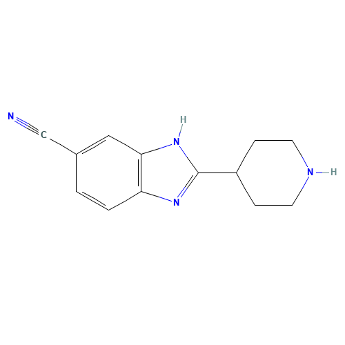 2-piperidin-4-yl-3H-benzimidazole-5-carbonitrile (CAS: 401568-55-6) - Related Chemical Product