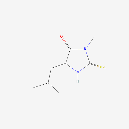 3-methyl-5-(2-methylpropyl)-2-sulfanylideneimidazolidin-4-one (CAS: 1076-72-8) - Related Chemical Product