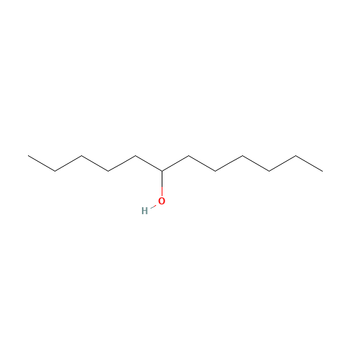 dodecan-6-ol (CAS: 6836-38-0) - Chemical Structure and Molecular Formula 
