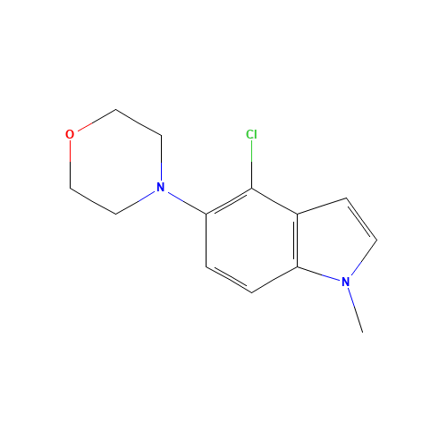 4-(4-chloro-1-methylindol-5-yl)morpholine (CAS: 1444744-78-8) - Related Chemical Product