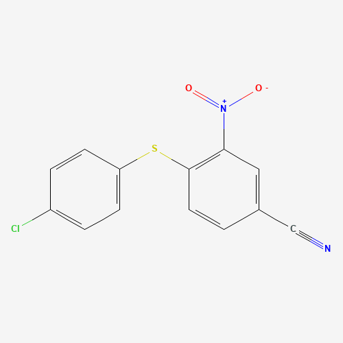 4-(4-chlorophenyl)sulfanyl-3-nitrobenzonitrile (CAS: 27917-77-7) - Related Chemical Product