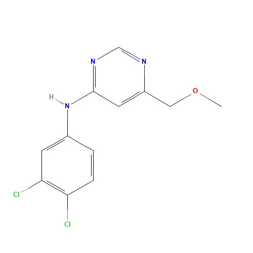 N-(3,4-dichlorophenyl)-6-(methoxymethyl)pyrimidin-4-amine (CAS: 1428558-37-5) - Related Chemical Product