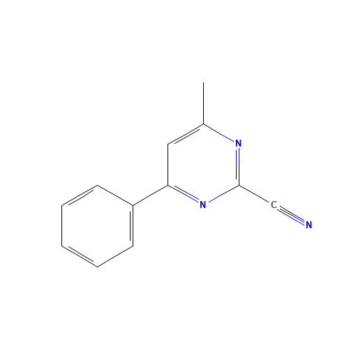 4-methyl-6-phenylpyrimidine-2-carbonitrile (CAS: 16879-46-2) - Related Chemical Product