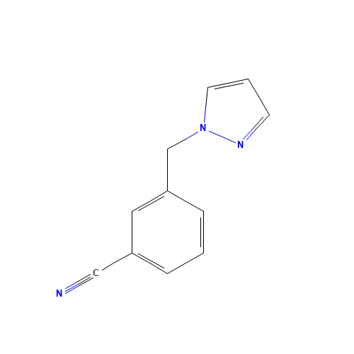3-(pyrazol-1-ylmethyl)benzonitrile (CAS: 562803-62-7) - Related Chemical Product