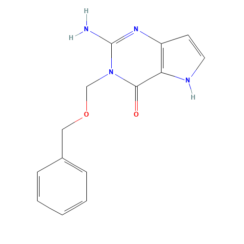 2-amino-3-(phenylmethoxymethyl)-5H-pyrrolo[3,2-d]pyrimidin-4-one (CAS: 518316-55-7) - Related Chemical Product